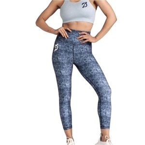 Peloton Cadence Capri Leggings Women’s Medium Blue‎ Grey High Rise